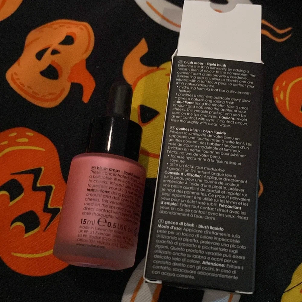 Rodial Blush Drops Liquid Blush - Frosted Pink new in box